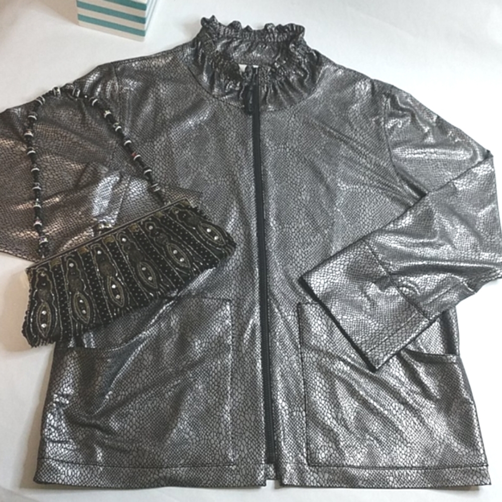 Caroline Rose metallic jacket. Size XS
